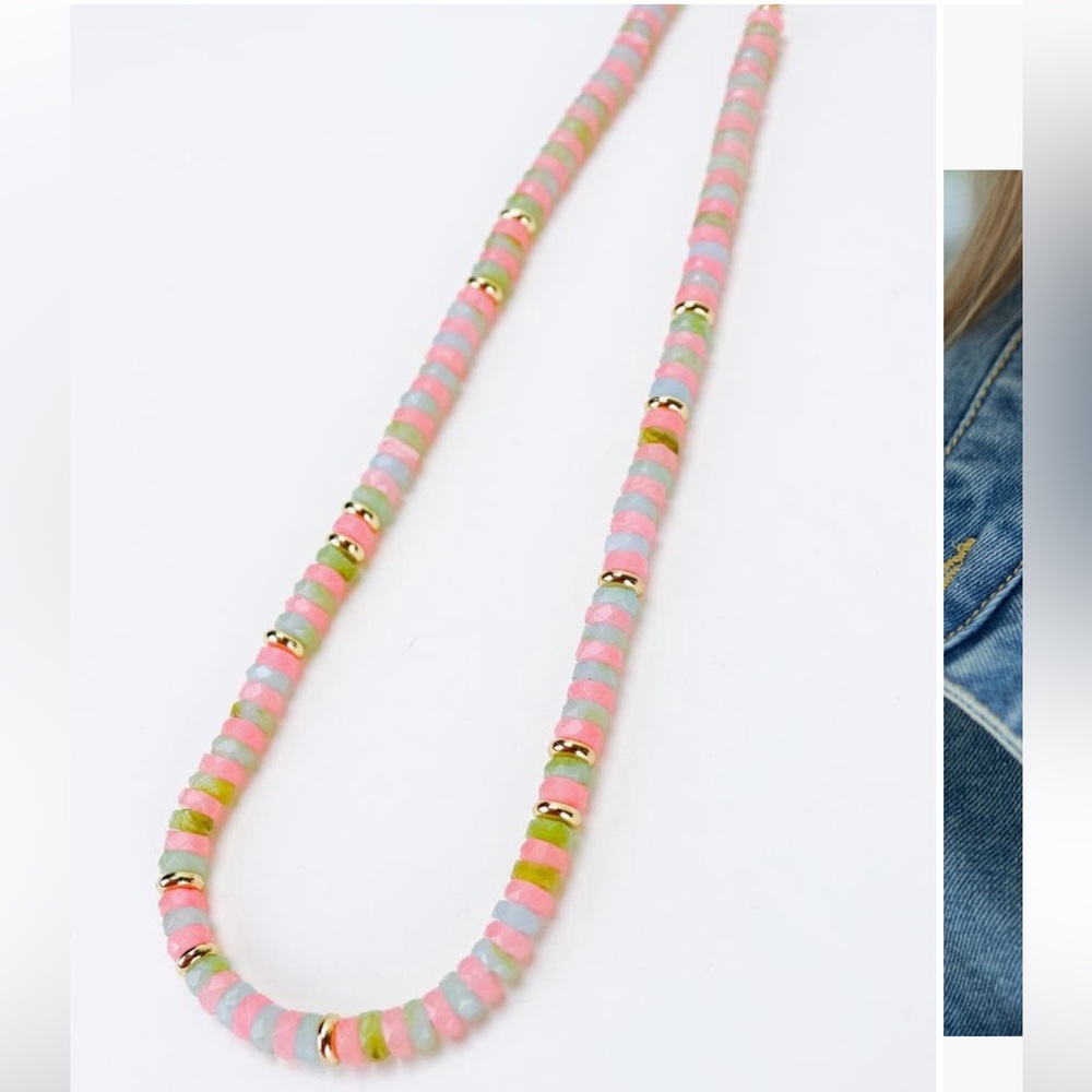 🩷 NWT BEAUTIFUL ERIN MCDERMOTT CANDY TART NECKLACE -SOLD OUT-NO LONGER AVAILABLE